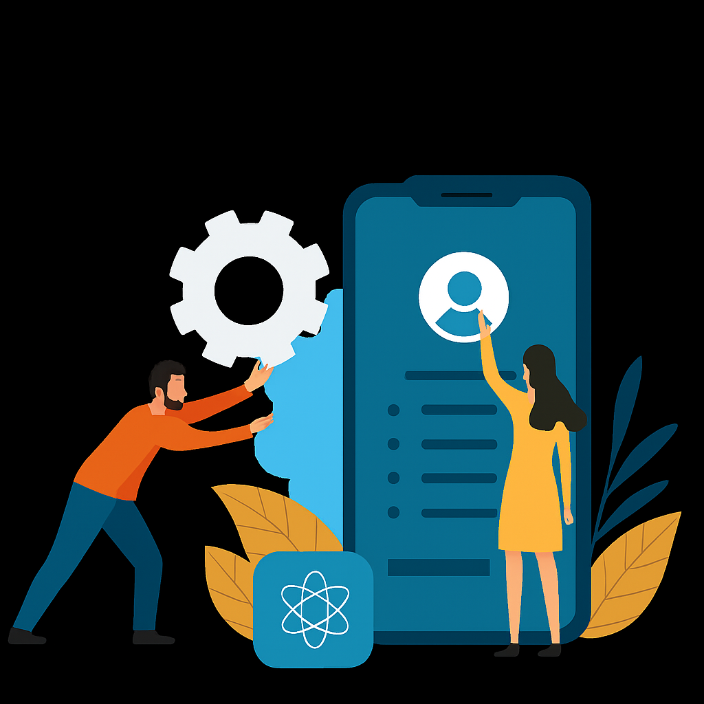 Mobile App Illustration